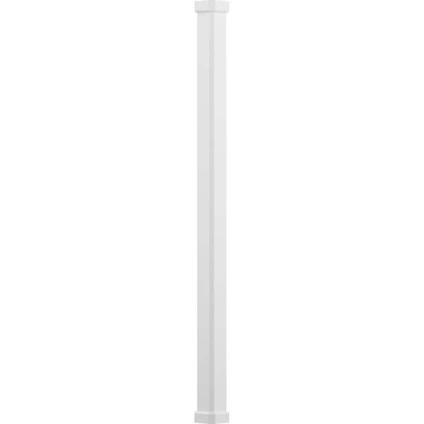 Ekena Millwork 6" x 9' Endura-Aluminum Craftsman Style Column Square Shaft (For Post Wrap Installation) Non-Tapered EA0609INPSPCRCR - main